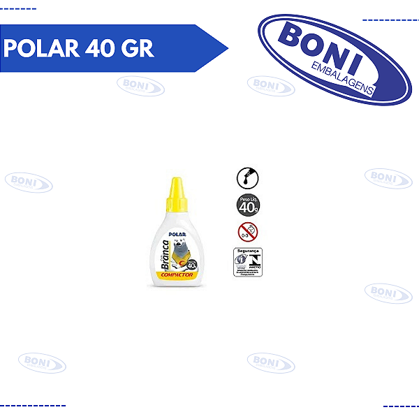 COLA BRANCA POLAR 40 GR