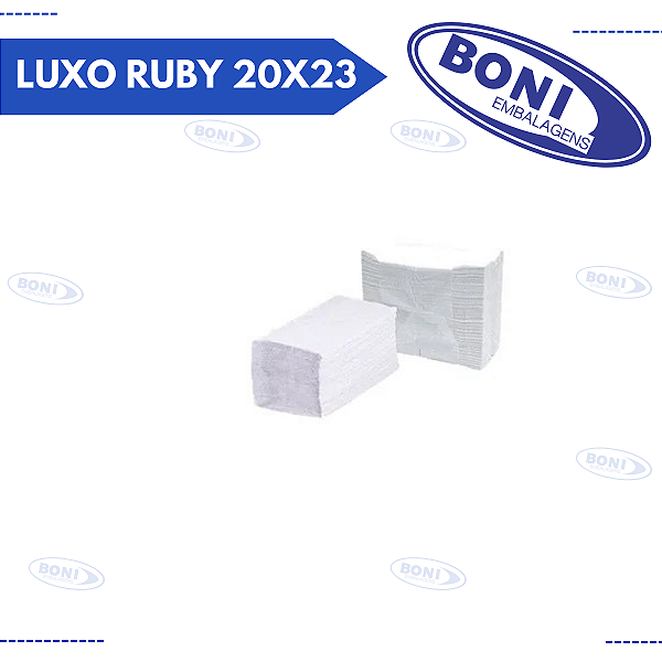 PAPEL TOALHA INTERFOLHA EXTRA LUXO RUBY 20X23  c/ 1000