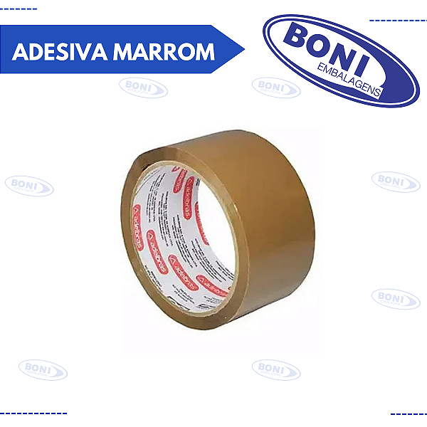 FITA ADESIVA MARROM 48mmX45mt ADELBRAS