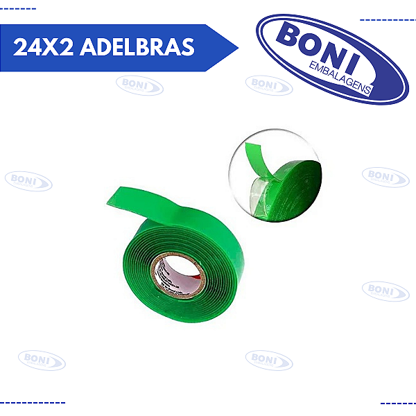 FITA MASSA ACRÍLICA FIXA PRO 24X2 ADELBRAS