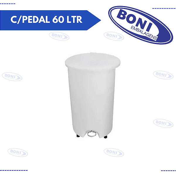 LIXEIRA C/ PEDAL 60 LTR REFORÇADA BELOSCH