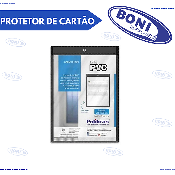 PROTETOR DE CARTÃO CNPJ 216X302MM