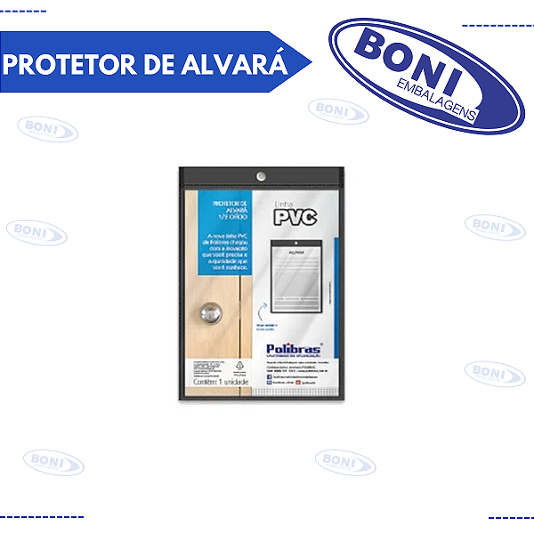 PROTETOR DE ALVARÁ 1/2 OF. 163X218MM
