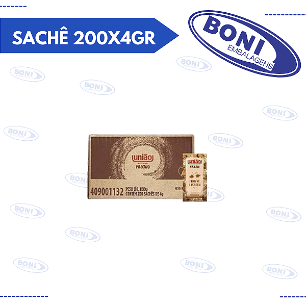 AÇUCAR MASCAVO SACHÊ 200X4GR