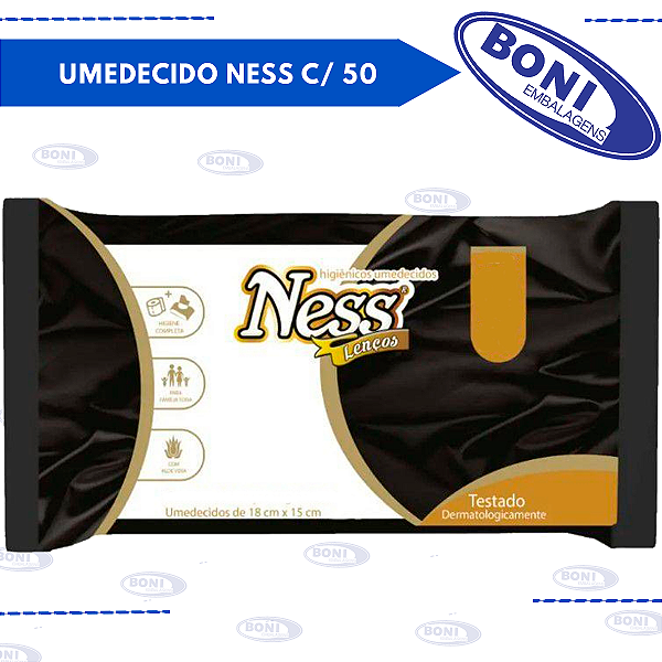 HIGIÊNICO UMEDECIDO NESS C/ 50