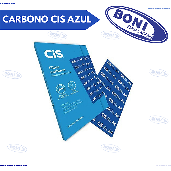 PAPEL CARBONO CIS AZUL