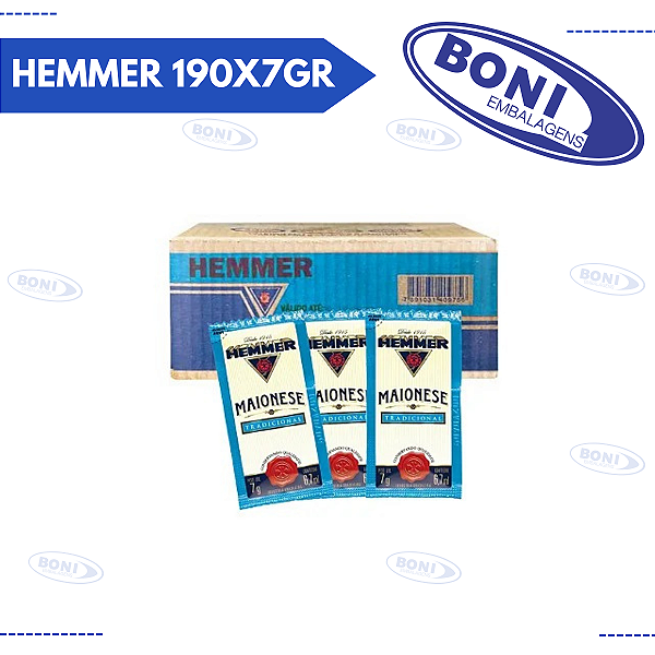 MAIONESE SACHÊ HEMMER 190X7GR