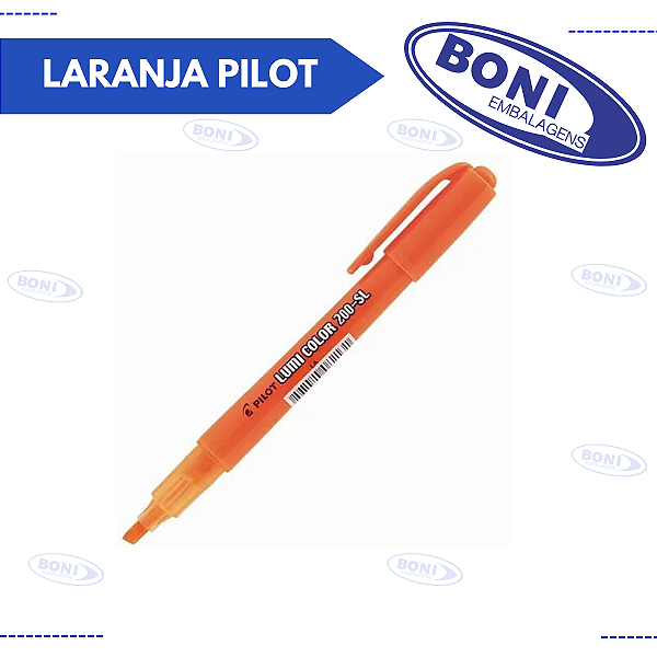 MARCA TEXTO LUMICOLOR LARANJA PILOT