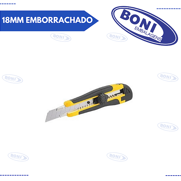 ESTILETE 18MM EMBORRACHADO