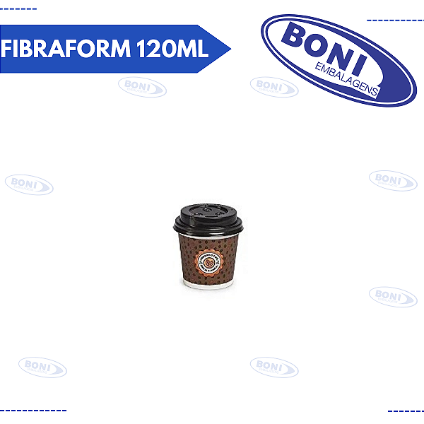 COPO PAPEL FIBRAFORM 120ML C/ 50