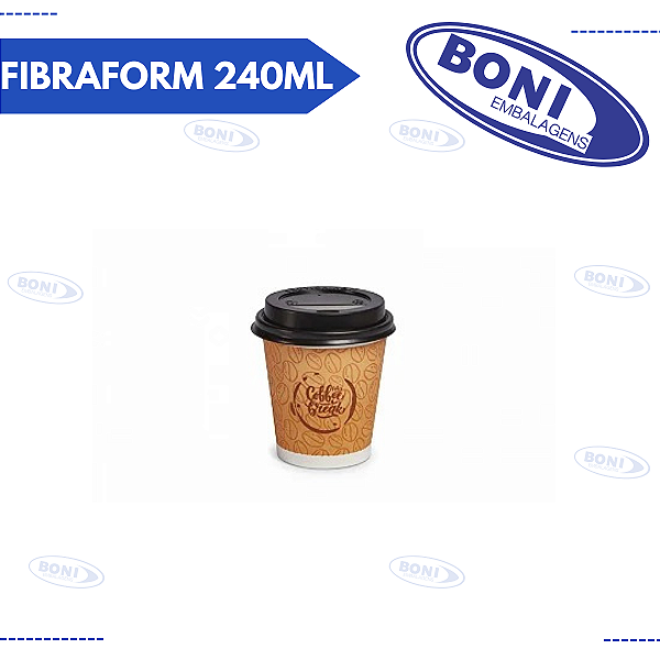 COPO PAPEL FIBRAFORM 240ML C/ 50