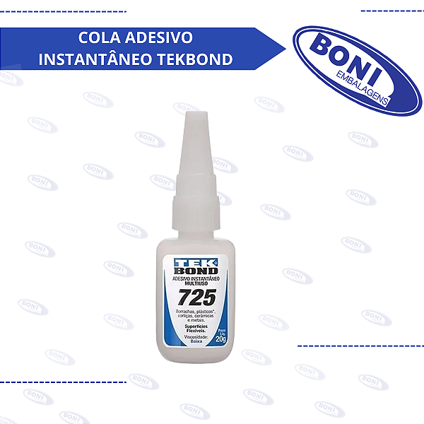 COLA ADESIVO INSTANTÂNEO TEKBOND ARTESANATO 20G