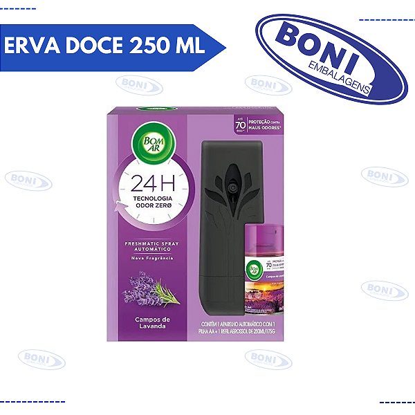 BOM AR AUTOMÁTICO REFIL ERVA DOCE 250 ML