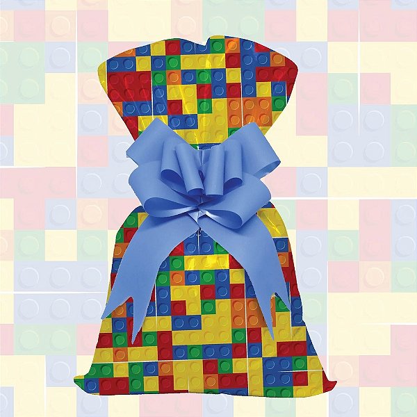 SACO METALIZADO INFANTIL MENINO 25X36 PCT C/50