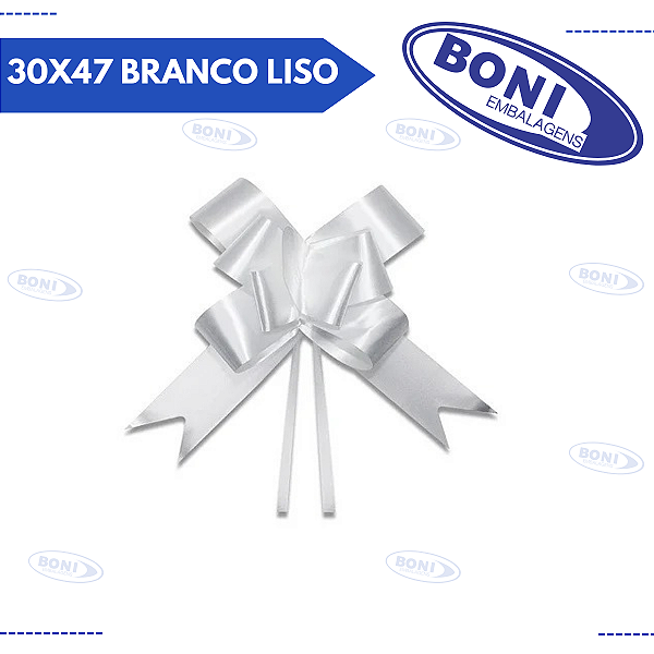 LAÇO MÁGICO 30X47 BRANCO LISO C/10