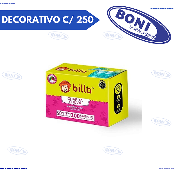 GUARDA-CHUVA DECORATIVO C/ 250