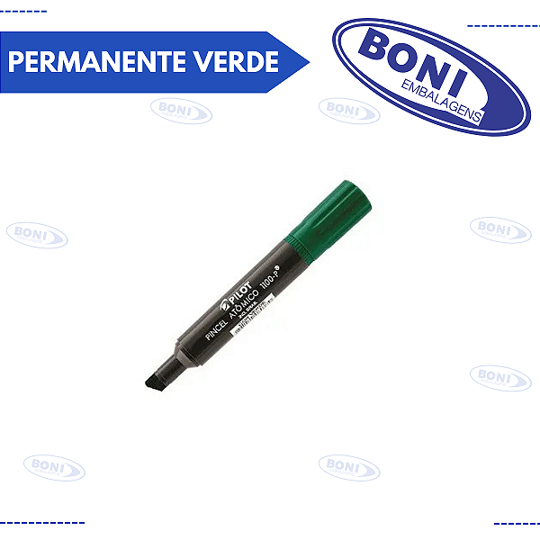 MARCADOR PERMANENTE VERDE PILOT 1100P
