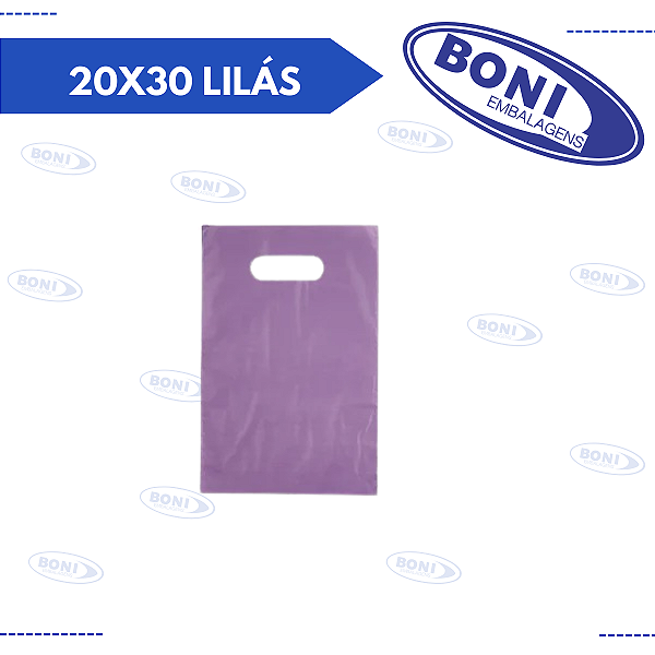 SACOLA BOCA PALHAÇO 20X30 LILÁS