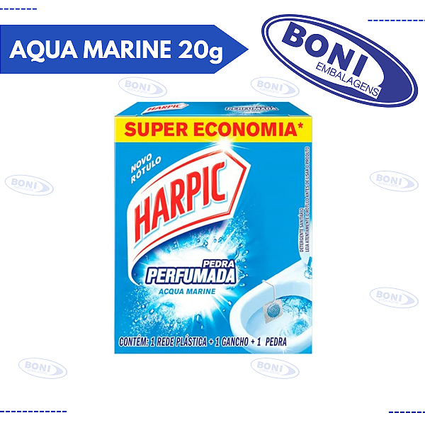 PEDRA SANITÁRIA HARPIC AQUA MARINE 20g