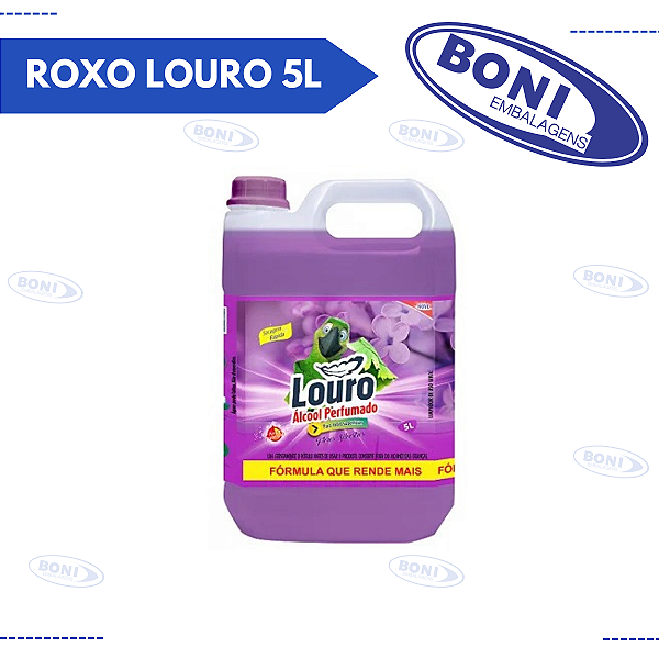LIMPADOR C/ ÁLCOOL FLORES SILVESTRES ROXO LOURO 5L