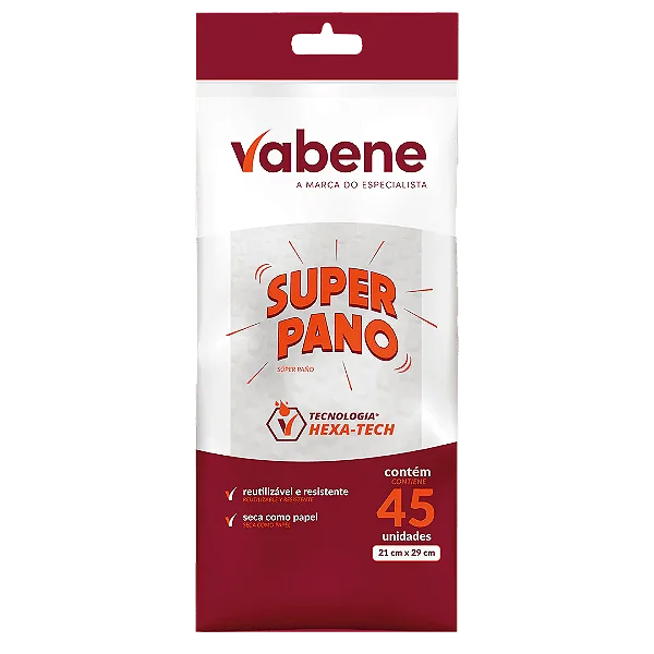 SUPER PANO VABENE C/ 45 21X29CM BRANCO