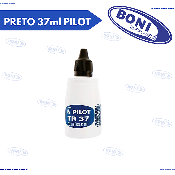 REABASTECEDOR PERMANENTE PRETO 37ml PILOT