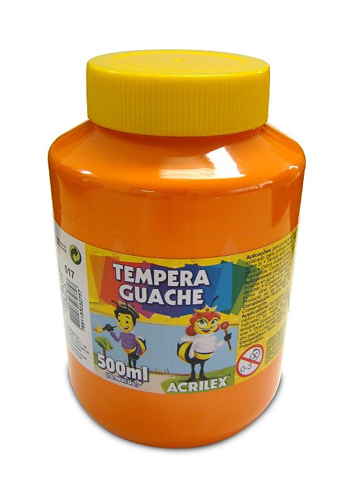TINTA GUACHE 500ML LARANJA