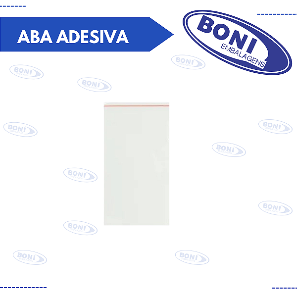 SACO ABA ADESIVA 6X25+3 PCT C/ 100