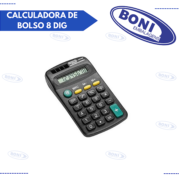 CALCULADORA DE BOLSO 8 DIG BRW