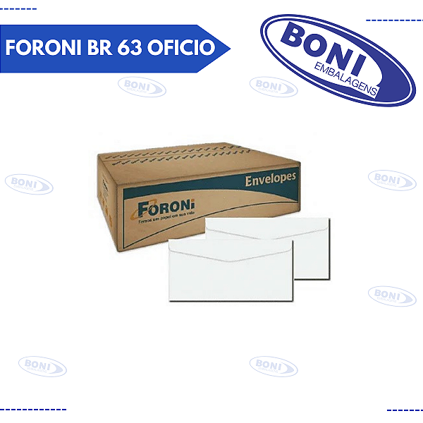 ENVELOPE FORONI BR 63 OFICIO 11,4x22,9