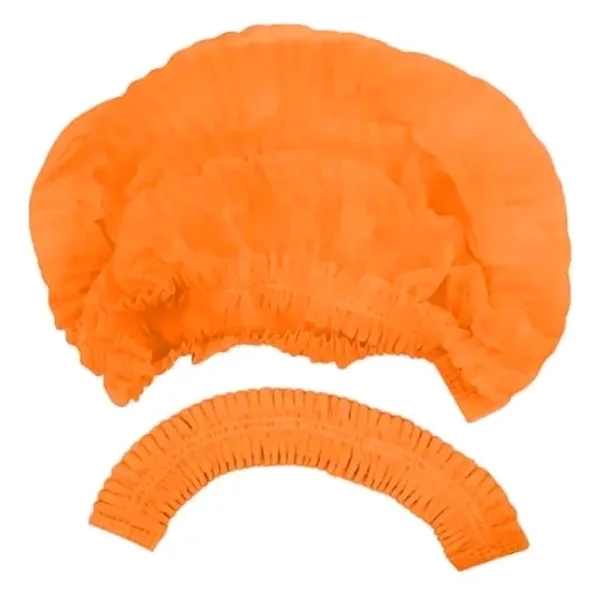TOUCA DESCARTAVEL LARANJA C/ 100 DERMA-PLUS