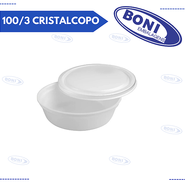 MARMITA MRC 100/3 CRISTALCOPO C/ 100