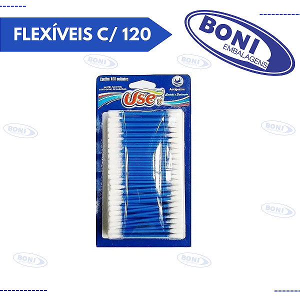 HASTES FLEXÍVEIS C/ 120 UN