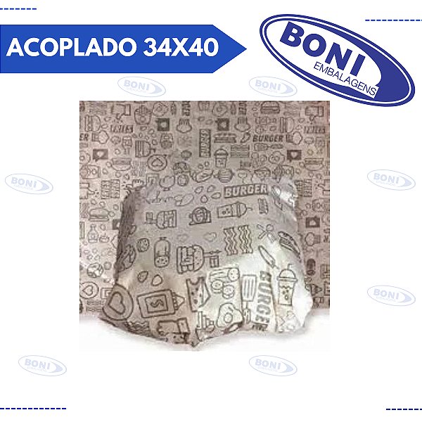 PAPEL SEDA FOOD FILME ACOPLADO 34X40 C/ 400