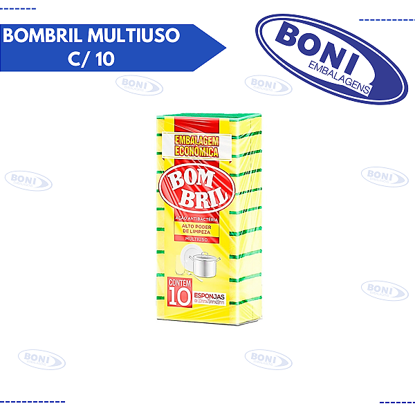 ESPONJA BOMBRIL MULTIUSO C/ 10 UN