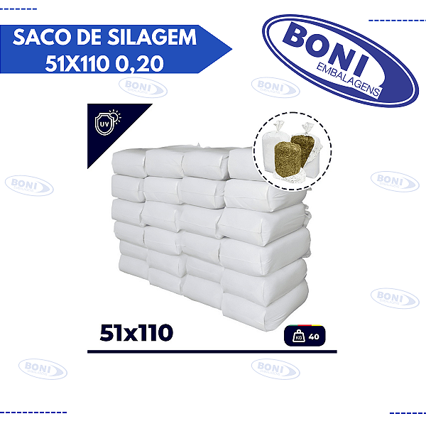 SACO DE SILAGEM 51X110 0,20