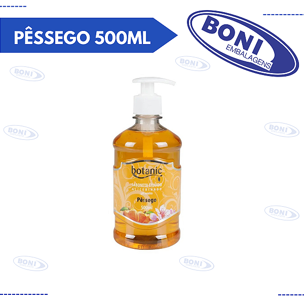 SABONETE LÍQUIDO BOTANIC PÊSSEGO 500ML VÁLVULA