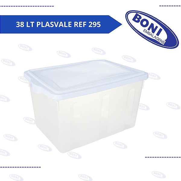 CAIXA ORGANIZADORA 38 LT PLASVALE REF 295