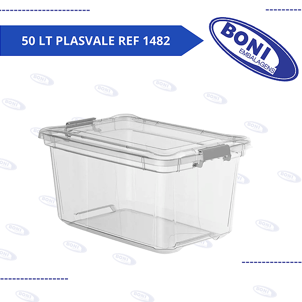 CAIXA ORGANIZADORA 50 LT PLASVALE REF 1482