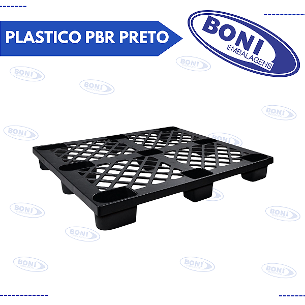 PALLET PLASTICO PBR PRETO