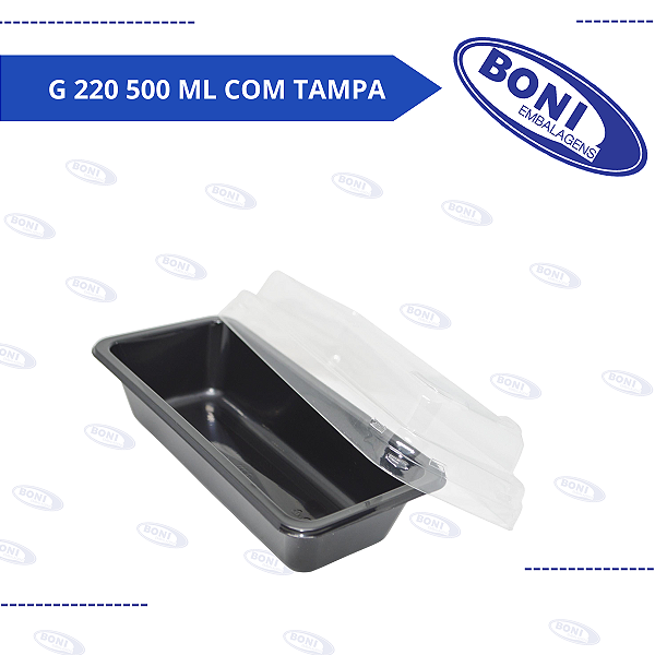 BANDEJA FORNEAVEL GALVANOTEK G 220 500 ML COM TAMPA