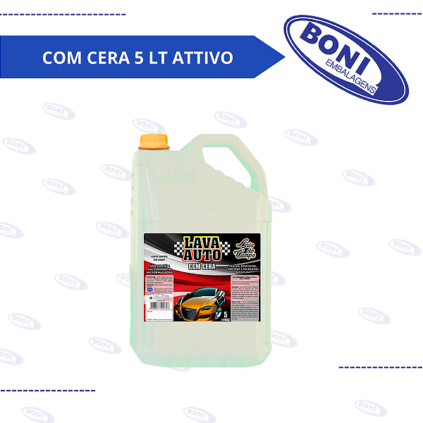 LAVA AUTOS COM CERA 5 LT ATTIVO