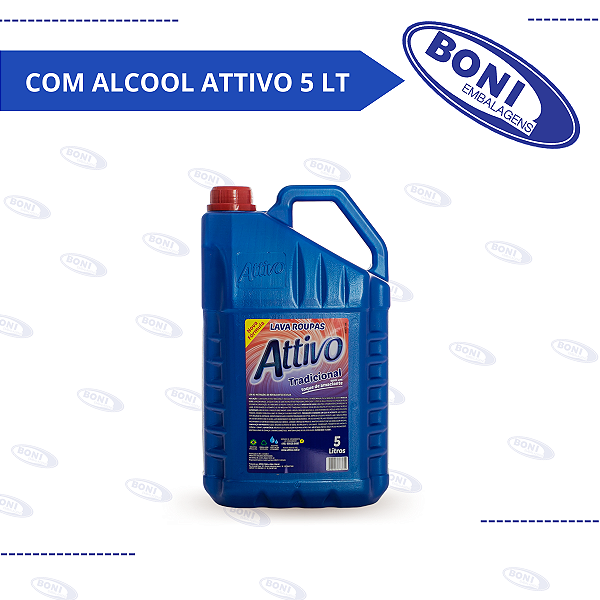 LAVA ROUPAS COM ALCOOL ATTIVO 5 LT