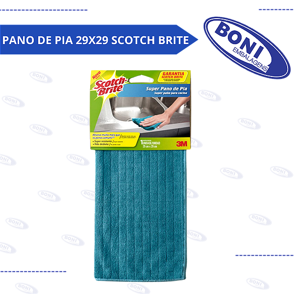 SUPER PANO DE PIA 29X29 SCOTCH BRITE