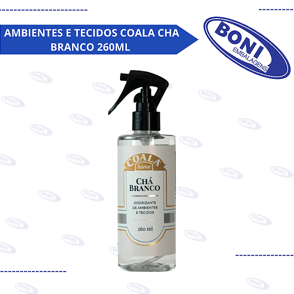 ODORIZANTE DE AMBIENTES E TECIDOS COALA CHA BRANCO 260ML