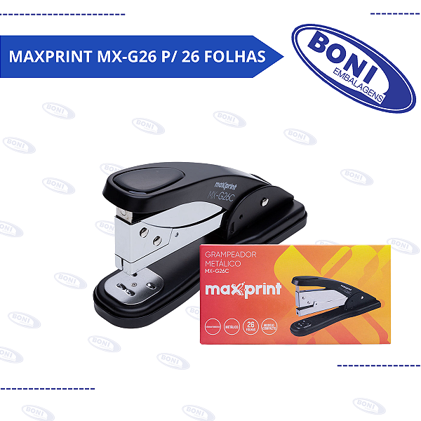 GRAMPEADOR MAXPRINT MX-G26 P/ 26 FOLHAS