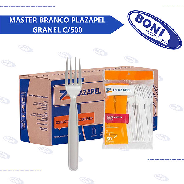GARFO MASTER BRANCO PLAZAPEL GRANEL C/500