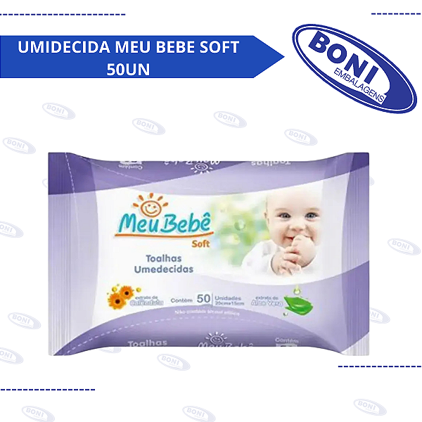 TOALHA UMIDECIDA MEU BEBE SOFT 50UN