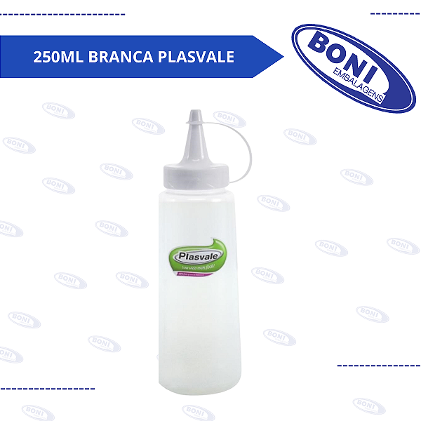 BISNAGA 250 ML BRANCA PLASVALE