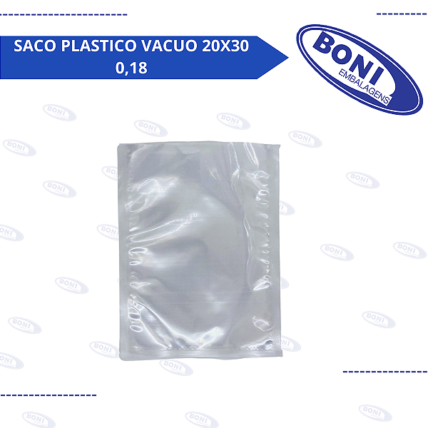 SACO PLASTICO VACUO 20X30 0,18